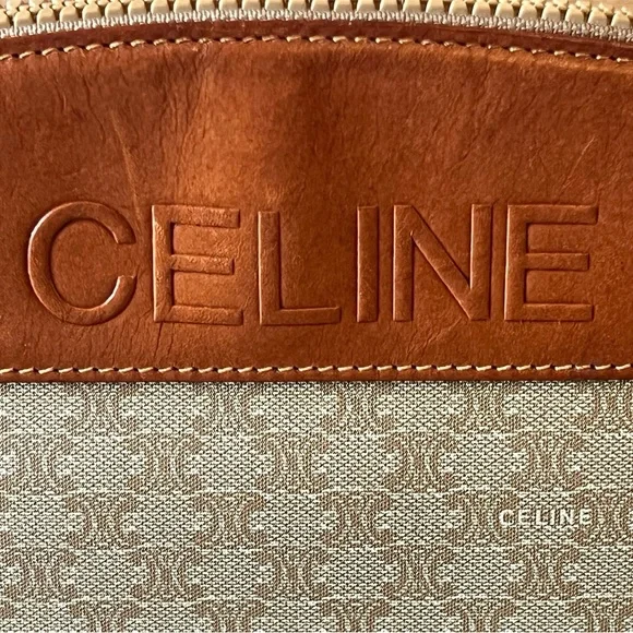 Vintage Celine Macadam canvas pouch - Picture 3 of 9